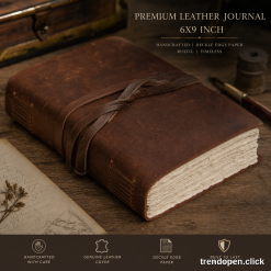 Premium Leather Journal - 6x9