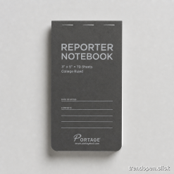 Softcover Reporter Notebook - 3x5