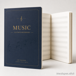 Softcover Music Notebook - 12 Stave