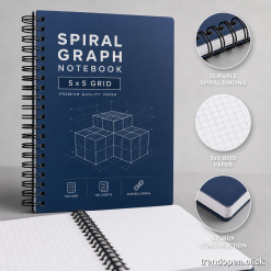 Spiral Graph Notebook - 5x5 Grid