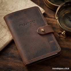 Premium Leather Passport Notebook