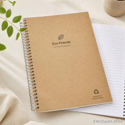 Eco-Friendly Spiral Notebook - A4 Ruled