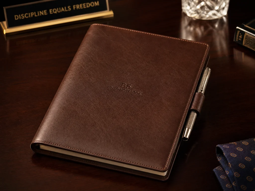 Premium Leather B5 Lined Notebook with Pen Loop: 6 Luxurious Reasons This Professional Notebook Elevates Every Writing Session