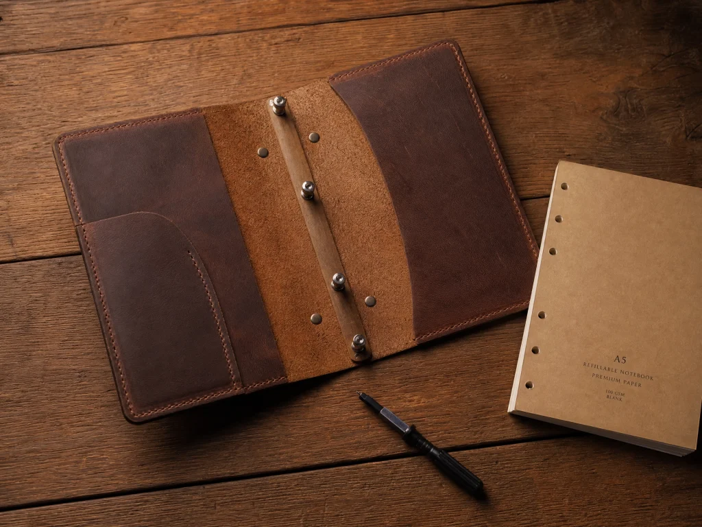 Premium Leather Refillable A5 Notebook: 7 Sustainable Reasons This Refillable Leather Journal Is a Lifetime Investment