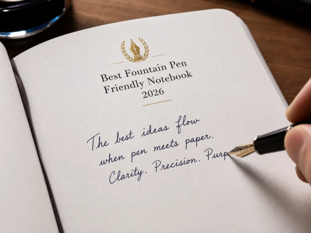 Best Fountain Pen Friendly Notebook 2026: 6 Ink-Resistant Reasons These Notebooks Deliver Zero Bleed and Zero Feathering